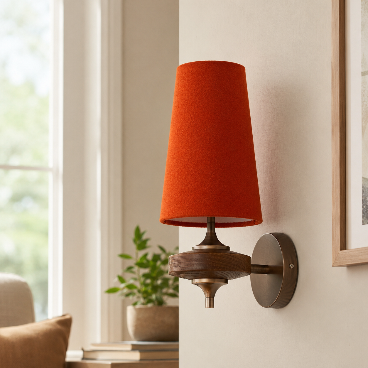 Elite Home Wall Lamps & Home Decoration Item - Red
