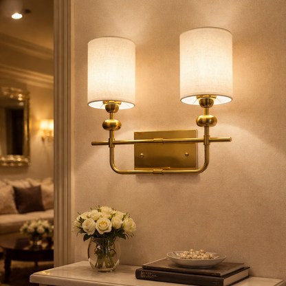 Bright Haven Wall Lamps for Home - Double Sconce