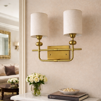 Bright Haven Wall Lamps for Home - Double Sconce