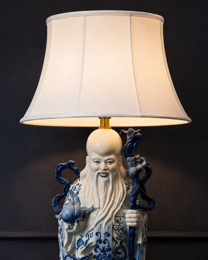 Imperial Wisdom Figurine Table Lamp