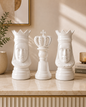 Decorative Royal Chess pieces - Set Of 3 (White)