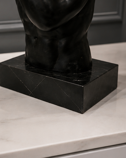 Golden Glove Decorative Boxer Sculpture
