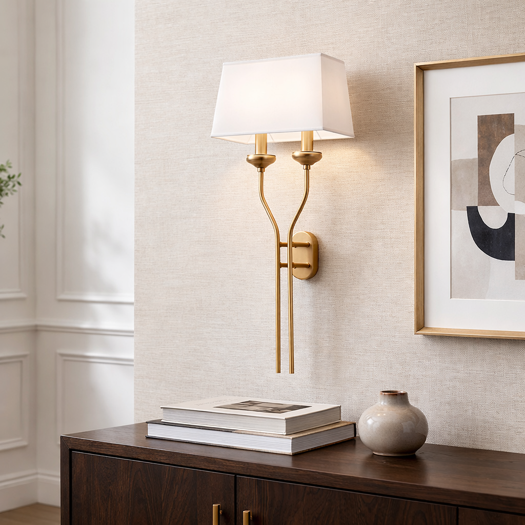 Lunar Radiance Wall Light for Living Room