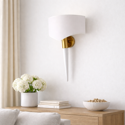 Ivory Curve Wall Light for Home