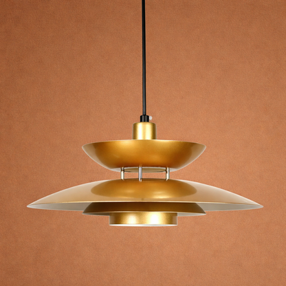 Floating Shade UFO Ceiling Light For Home - Gold