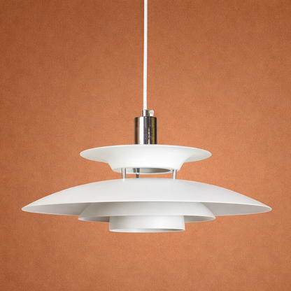Arctic Wave UFO Pendant For Living Room & Item for Home Decoration - White