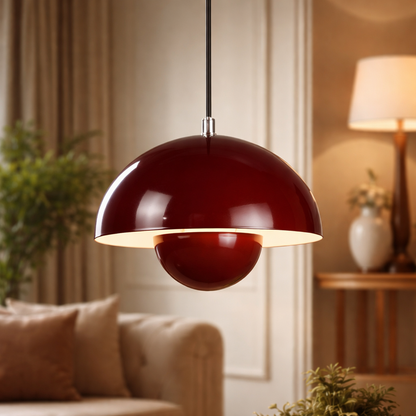 Vibe Dome Pendant Light For Home & Item for Home Decoration - Reddish-Brown