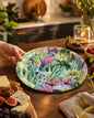 'Succulents' Round Serving Tray - Set Of 2