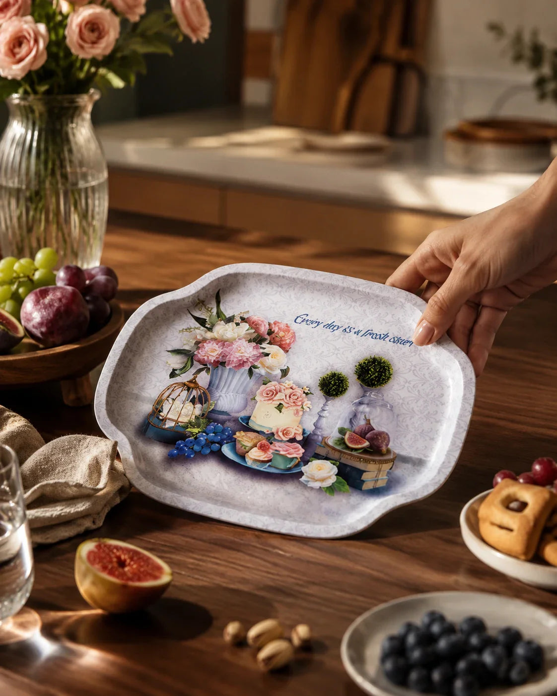 Fresh Start' Serving Tray - Set Of 2