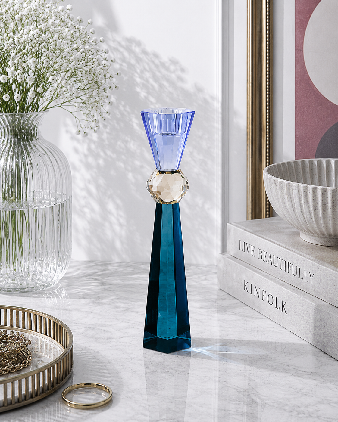 Aurora Prism Candle Holder - Small