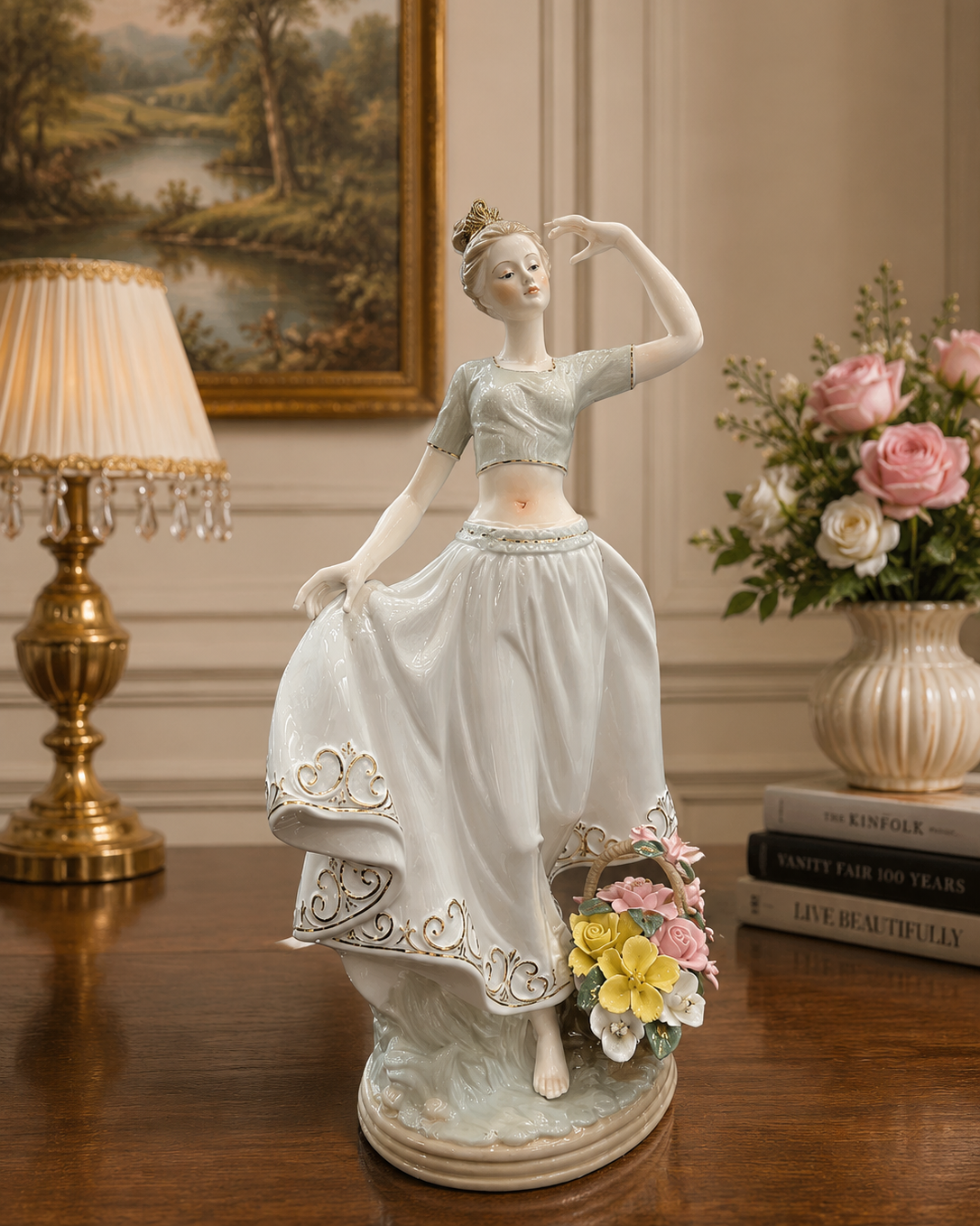 Blooming Ballerina - Fine Porcelain Figurine