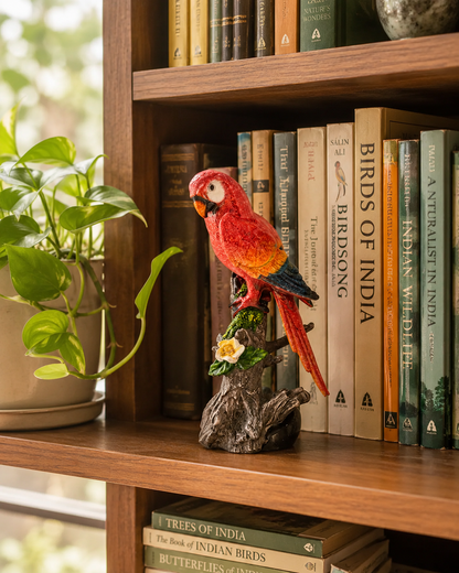 Tropical Parrot Decorative Figurine