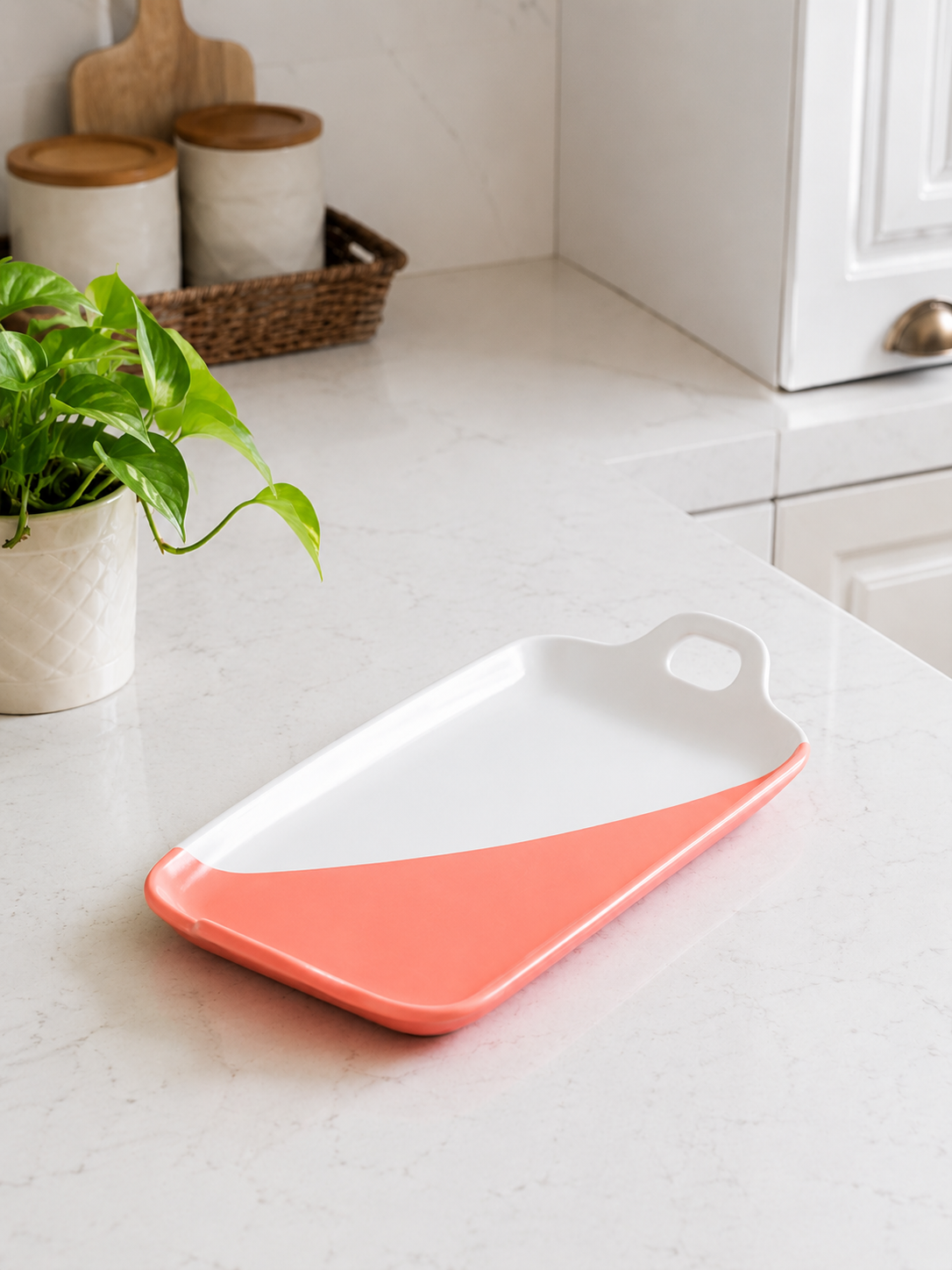 'Split' Rectangle Baking Dish - Pink