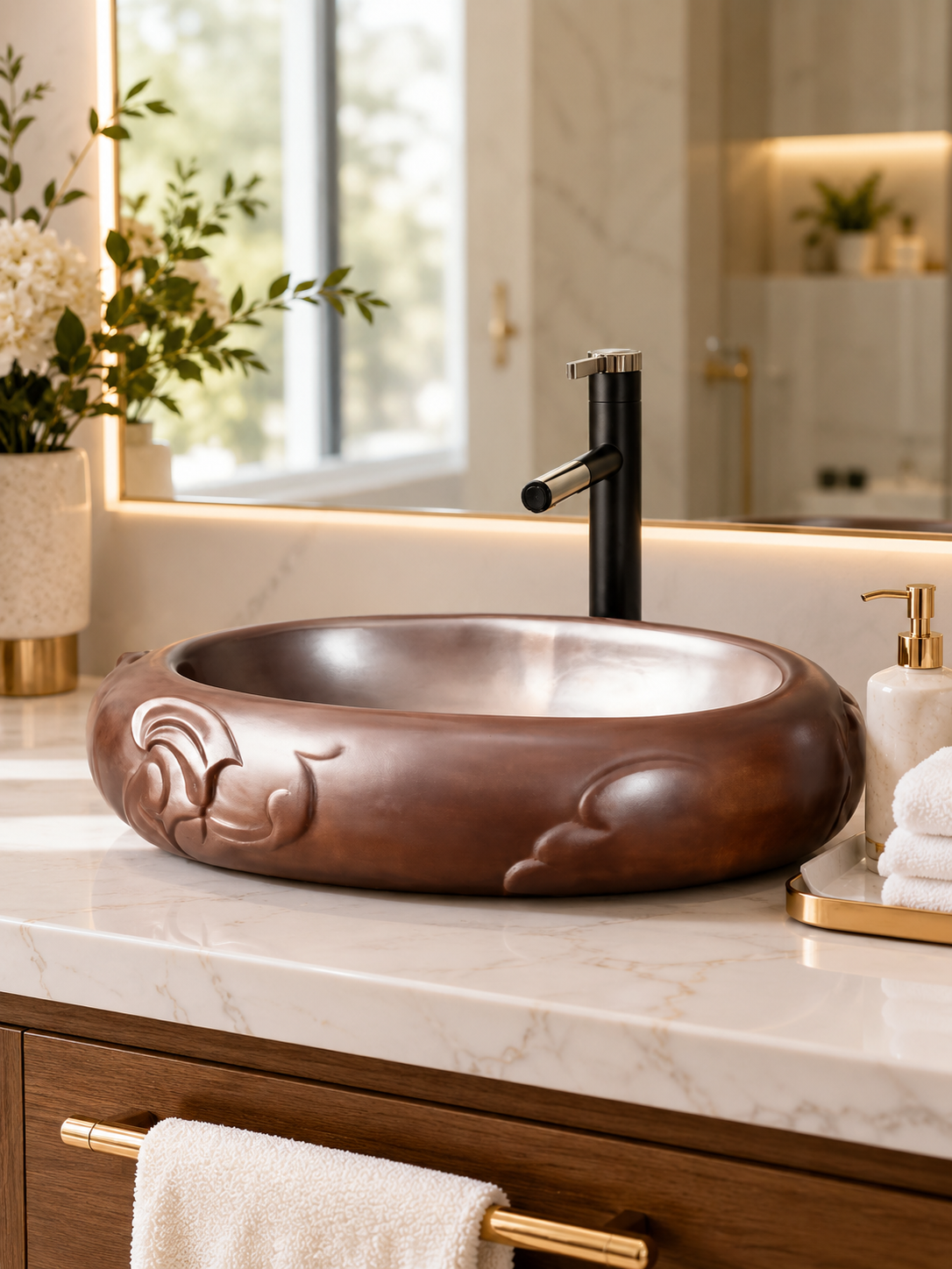 Divinity Porcelain Countertop Basin