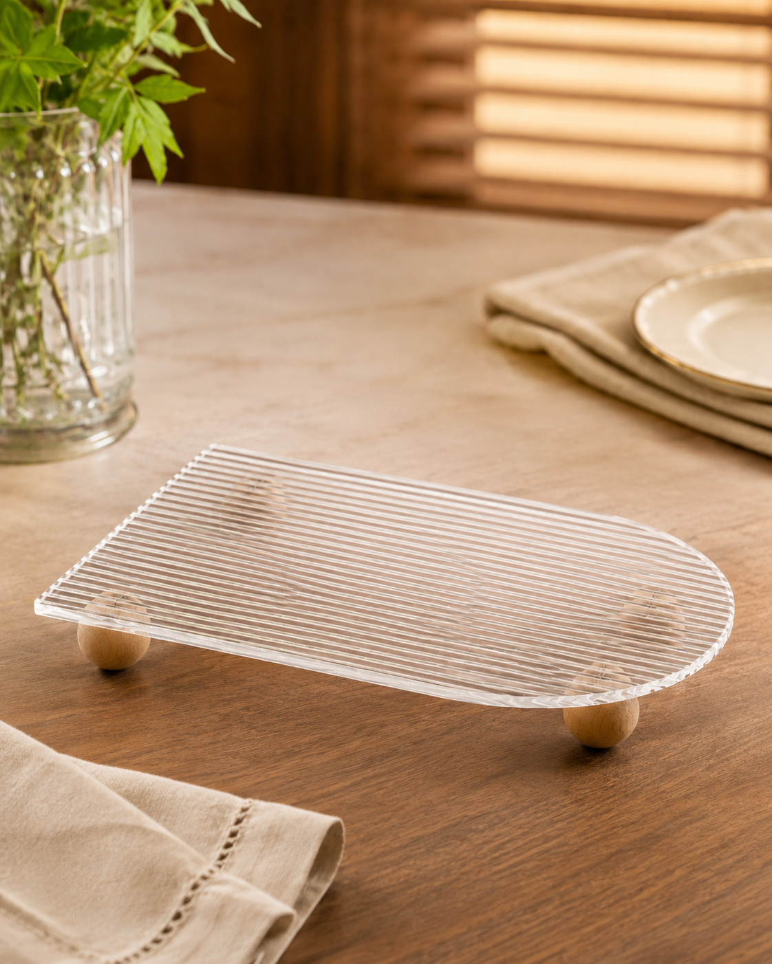 Clear Acrylic Serving Tray