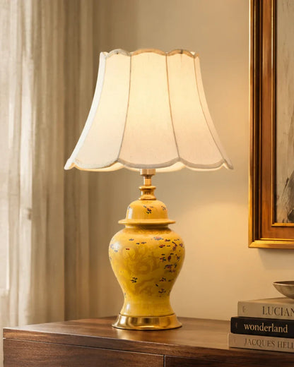 Golden Imperial Dragon Table Lamp