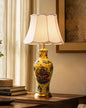 Dragon Motifs Symbolizing Ceramic Table Lamp