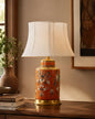 Ornate Pattern Ceramic Table Lamp