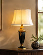 Midnight Crest Brass Accent Table Lamp