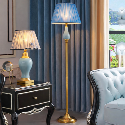 Lladro English Floor & Table Lamp - Combo (N)