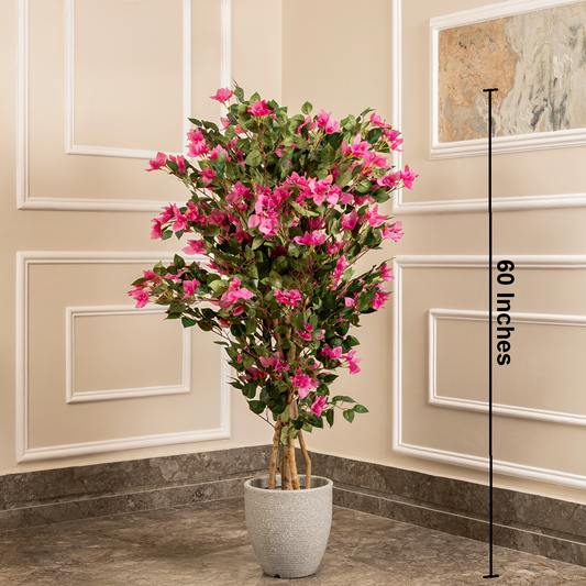 Vibrant Bougainvillea Artificial plant - (5 Feet) (Natural Feel)