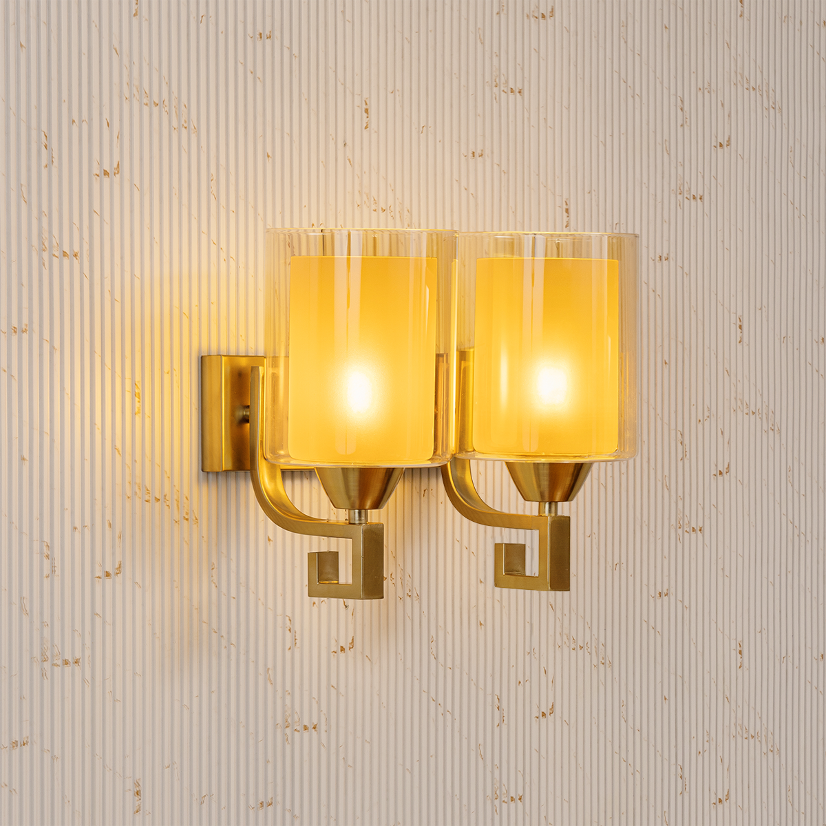 Silent Shine Wall Lamps for Home & Item for Wall Decoration - Double Sconce