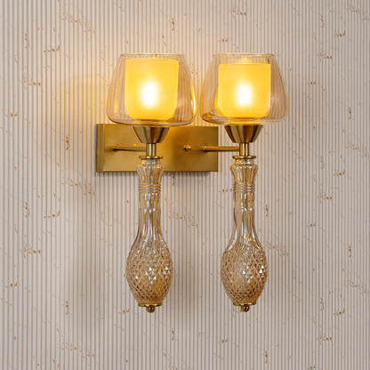 The Aura Nest Wall Lamps for Home & Item for Wall Decoration - Double Sconce
