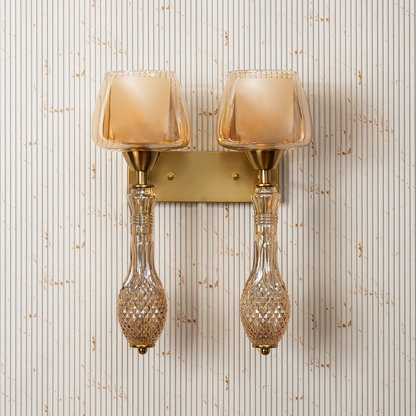 The Aura Nest Wall Lamps for Home & Item for Wall Decoration - Double Sconce