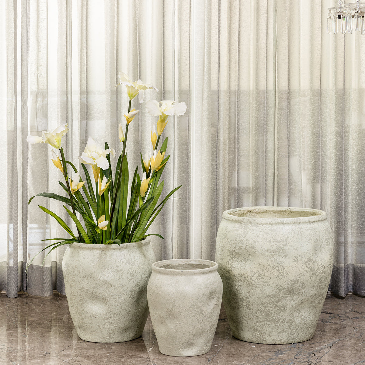 Natural Echo Indoor Planters For Home - Set of 3