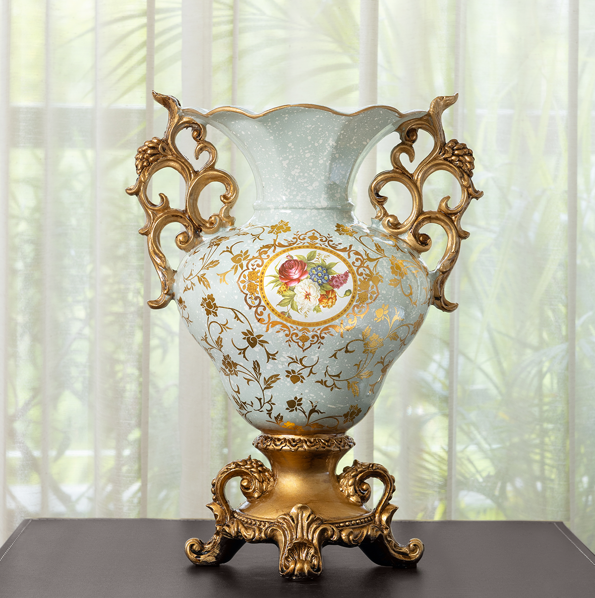 Floral Majesty Decorative Vase & Items for Room Decoration