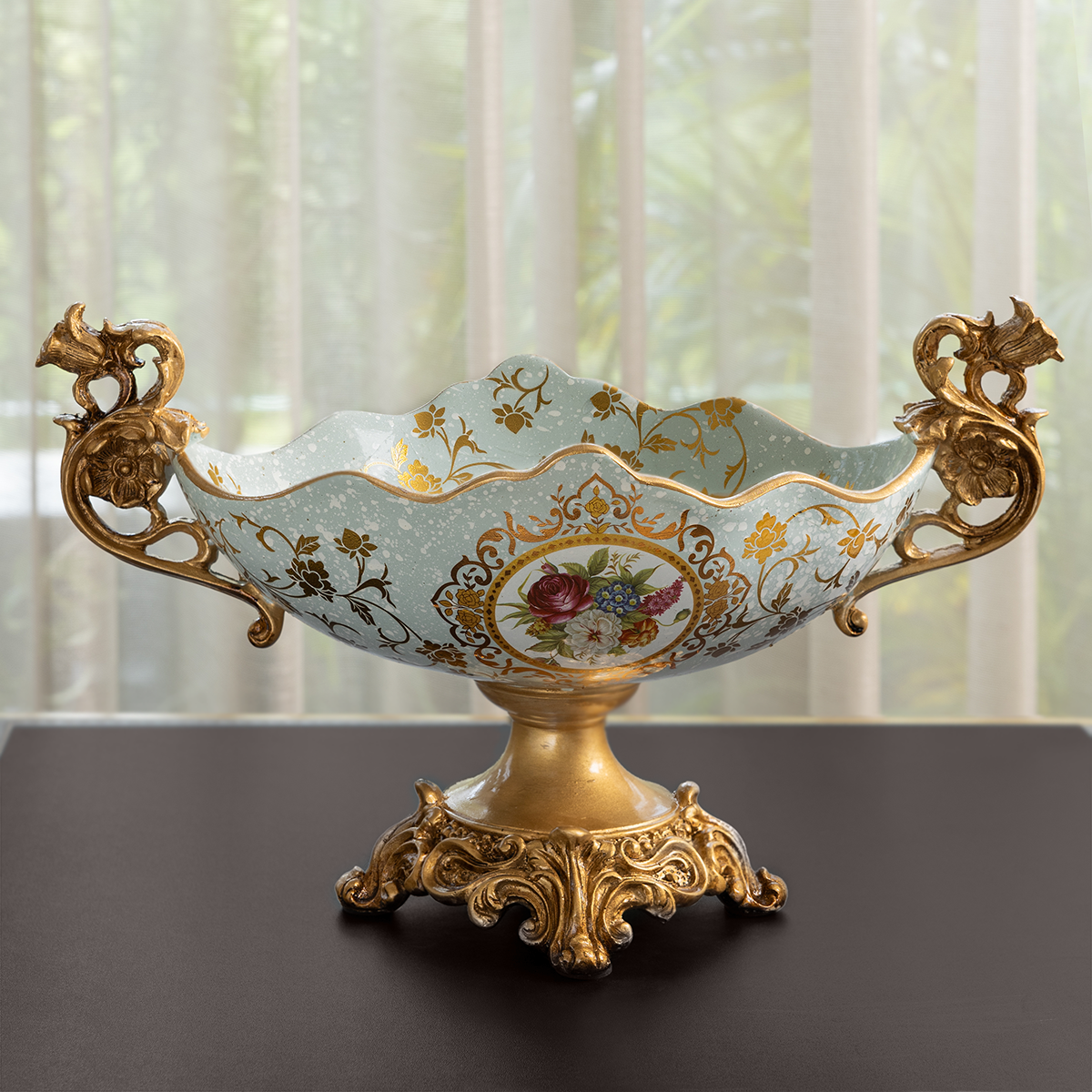 Antique Rose Empress Decorative Showpiece & Items for Room Decoration