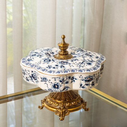 Celestial Cosmos Showpiece for Living Room - Blue