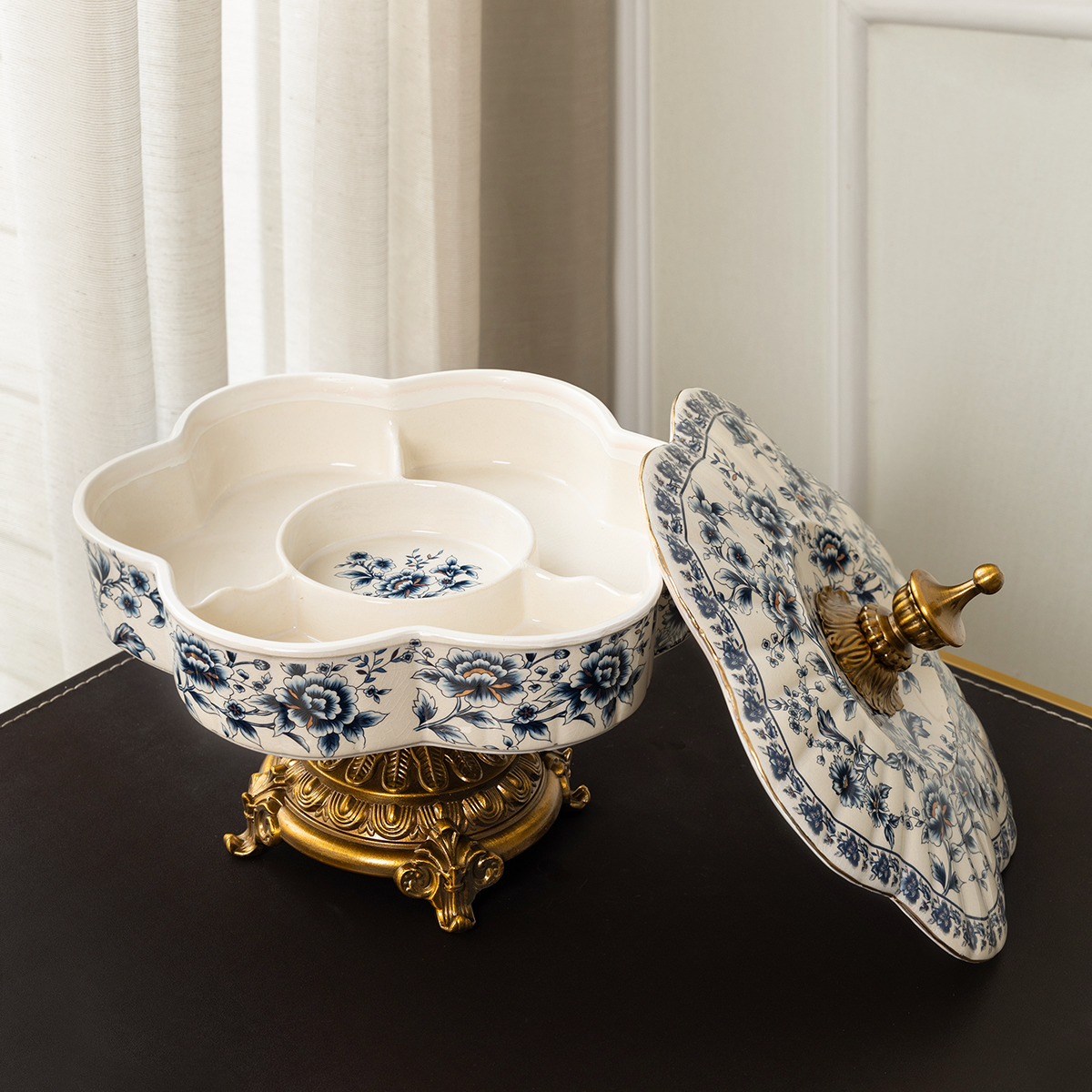 Celestial Cosmos Showpiece for Living Room - Blue