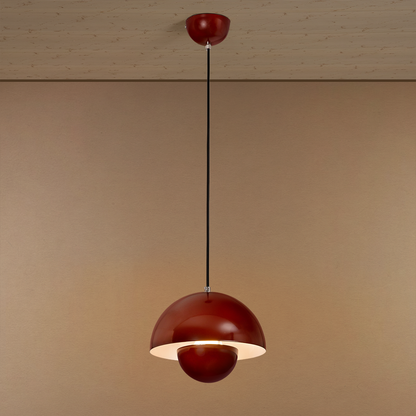 Vibe Dome Pendant Light For Home & Item for Home Decoration - Reddish-Brown