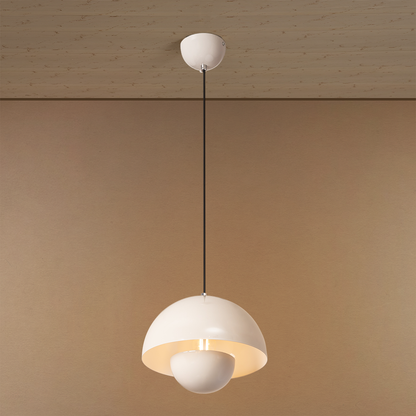 Vibe Dome Pendant Light For Home & Item for Home Decoration  - Grey