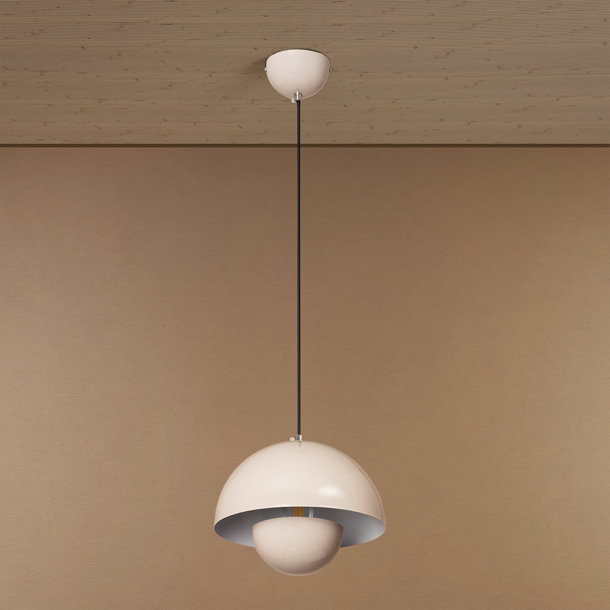 Vibe Dome Pendant Light For Home & Item for Home Decoration  - Grey