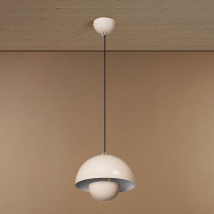 Vibe Dome Pendant Light For Home & Item for Home Decoration  - Grey