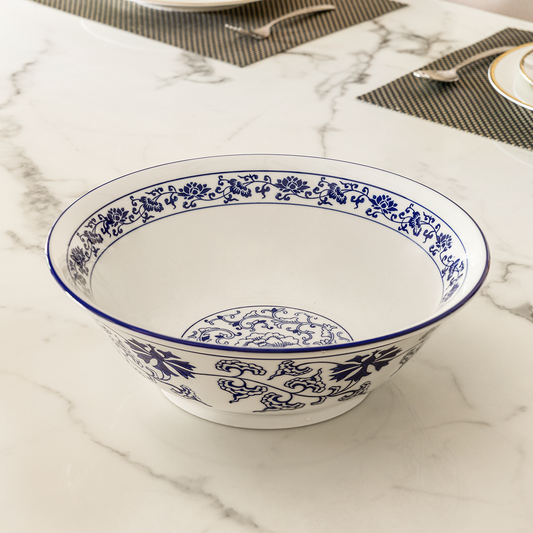 Blue Petal Symphony Bowl For Home