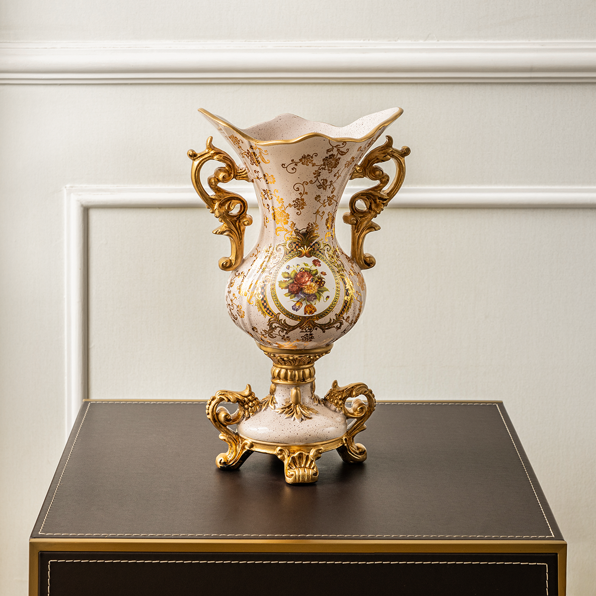 Floral Crown Decorative Vase  & Showpiece & Items for Room Decoration