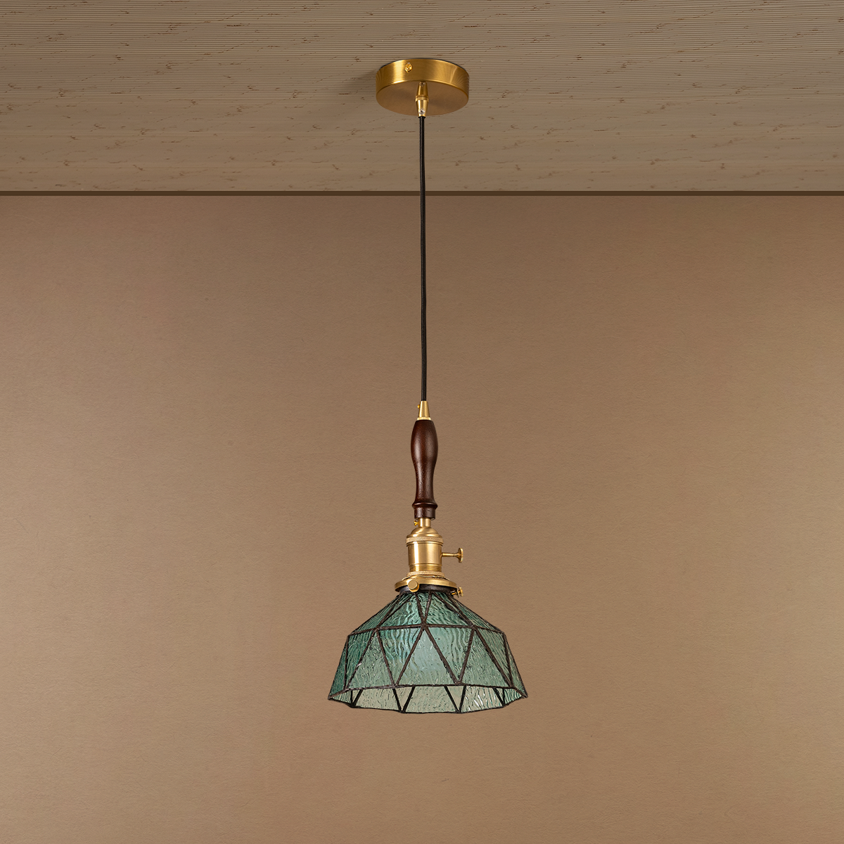 Emerald Essence Pendant Light For Living Room