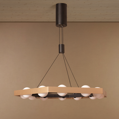Golden Hour Glow Ceiling Light For Living Room