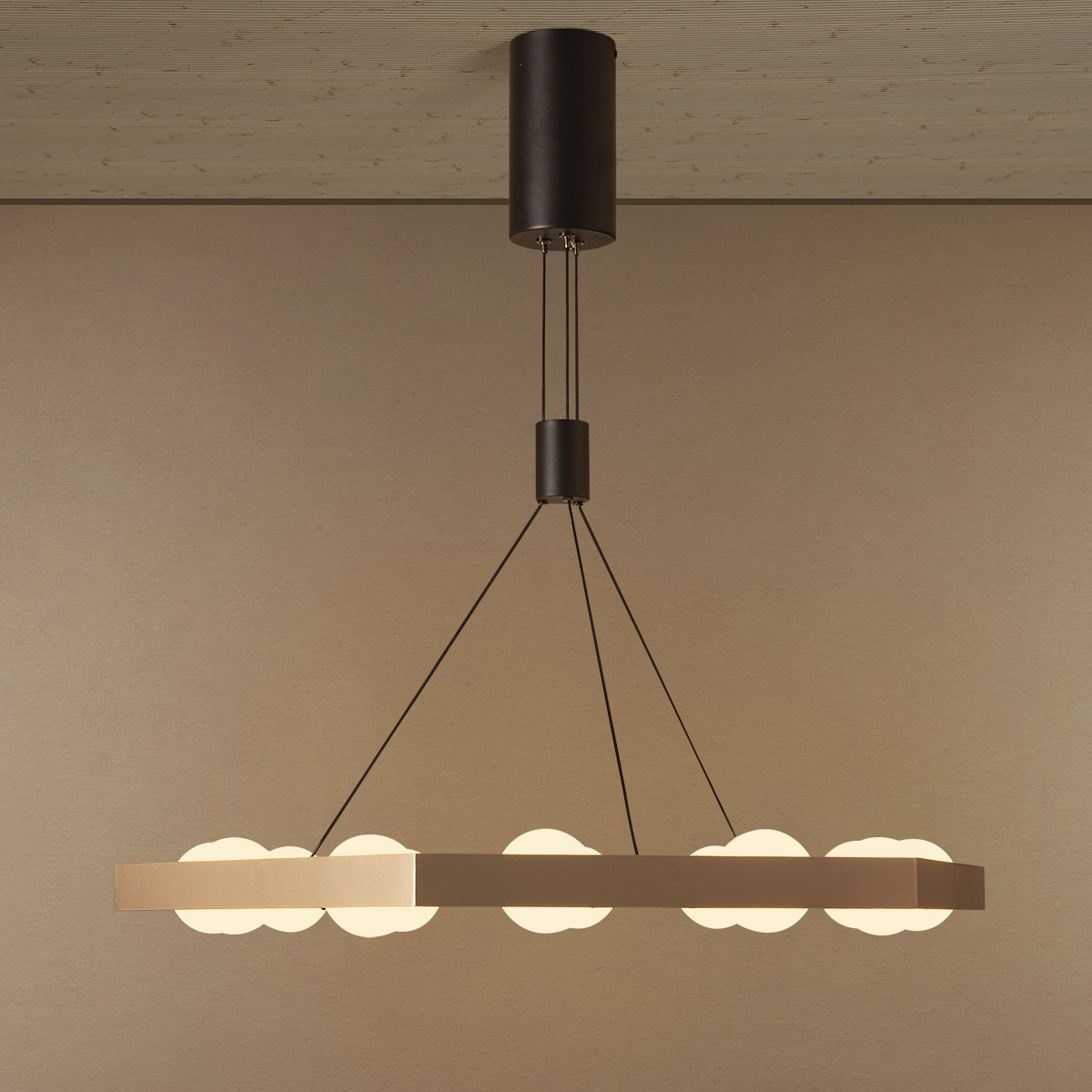 Golden Hour Glow Ceiling Light For Living Room