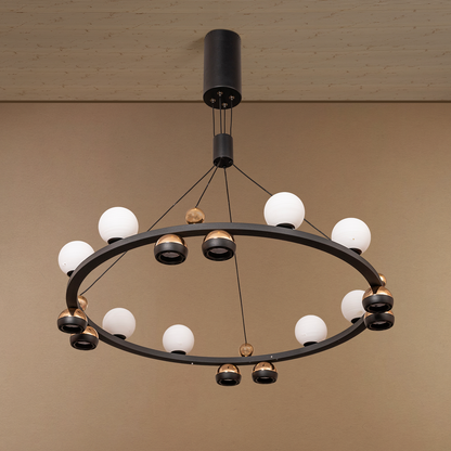 Moonlit Aura Glow Ceiling Light For Living Room