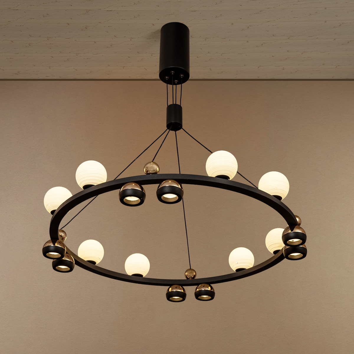 Moonlit Aura Glow Ceiling Light For Living Room