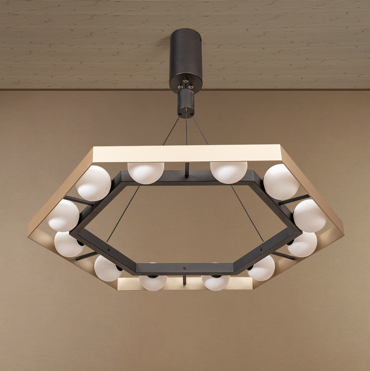 Golden Hour Glow Ceiling Light For Living Room