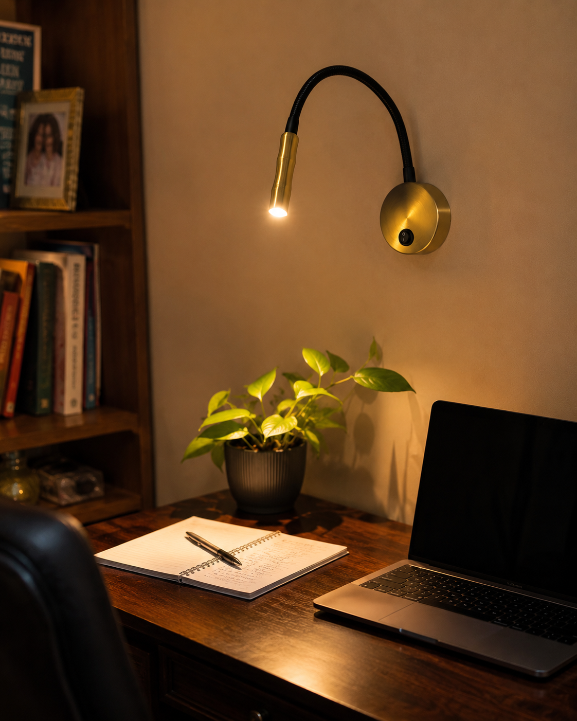 3 Watts Spring LED Wall Reading Light