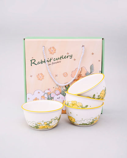 Spring Meadow Katori - Set Of 4