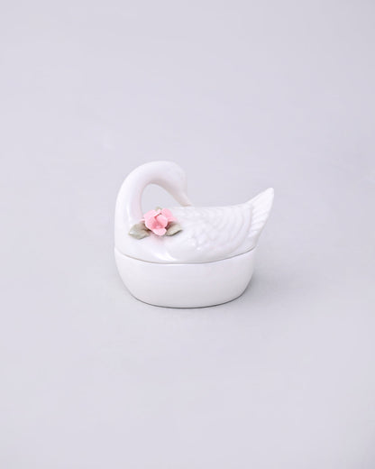 Romantic Swan Trinket Keeper