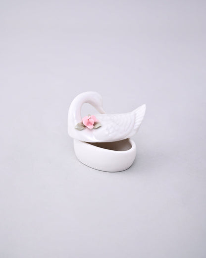 Romantic Swan Trinket Keeper