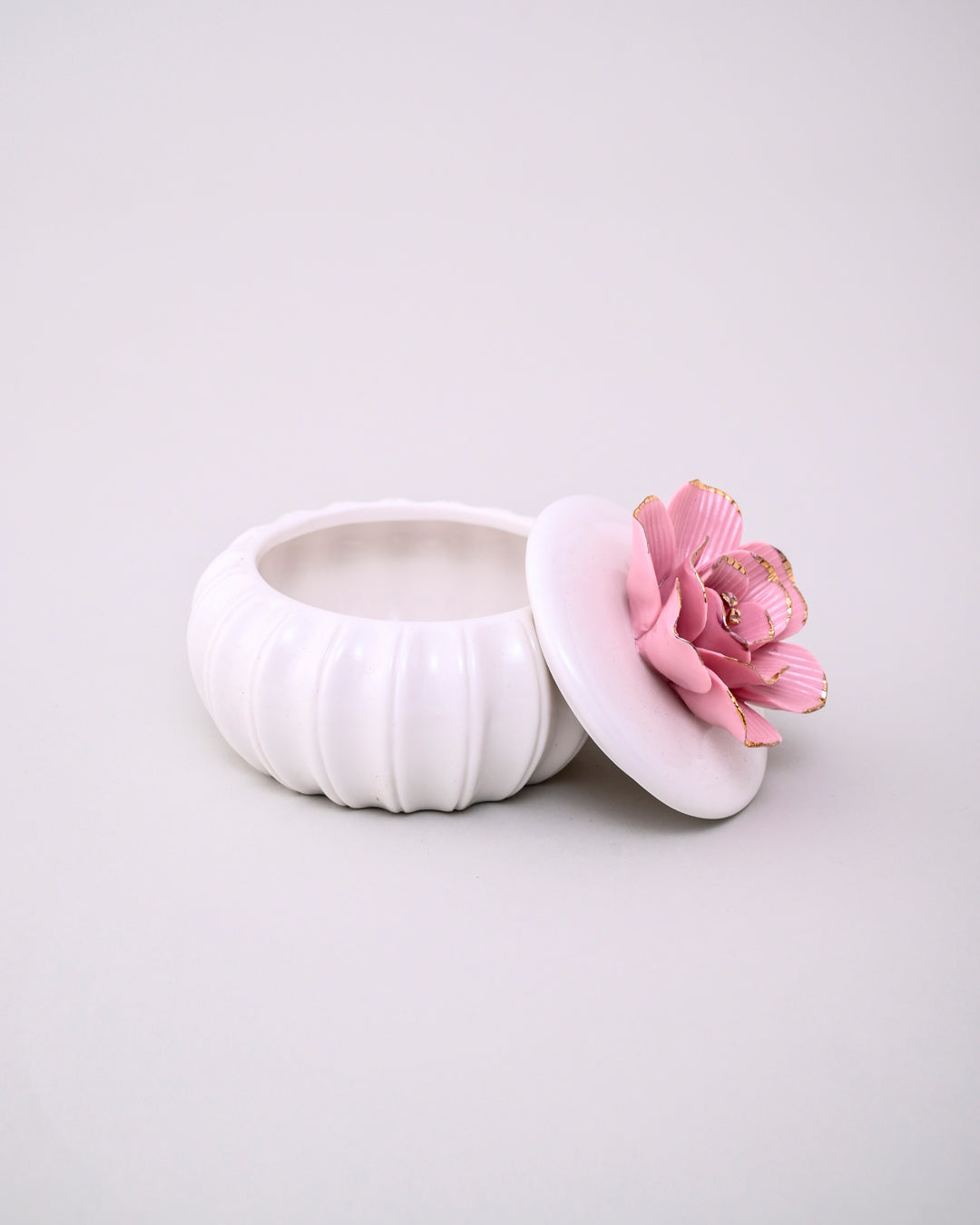 Ivory Blossom Trinket Keeper - Pink